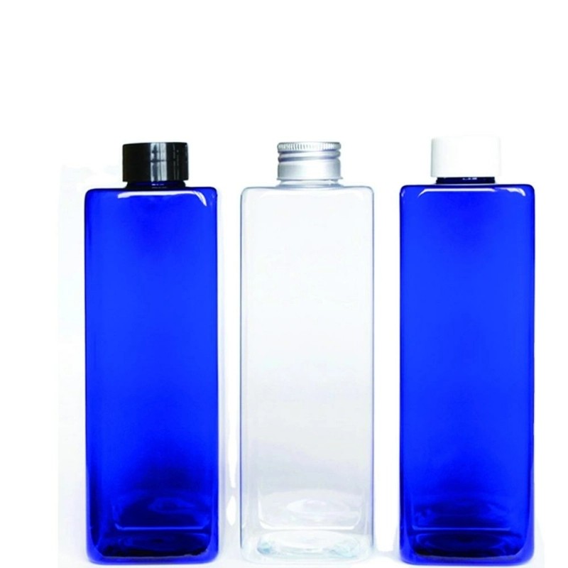 Squeezable Refillable Square Essential Oil Bottles