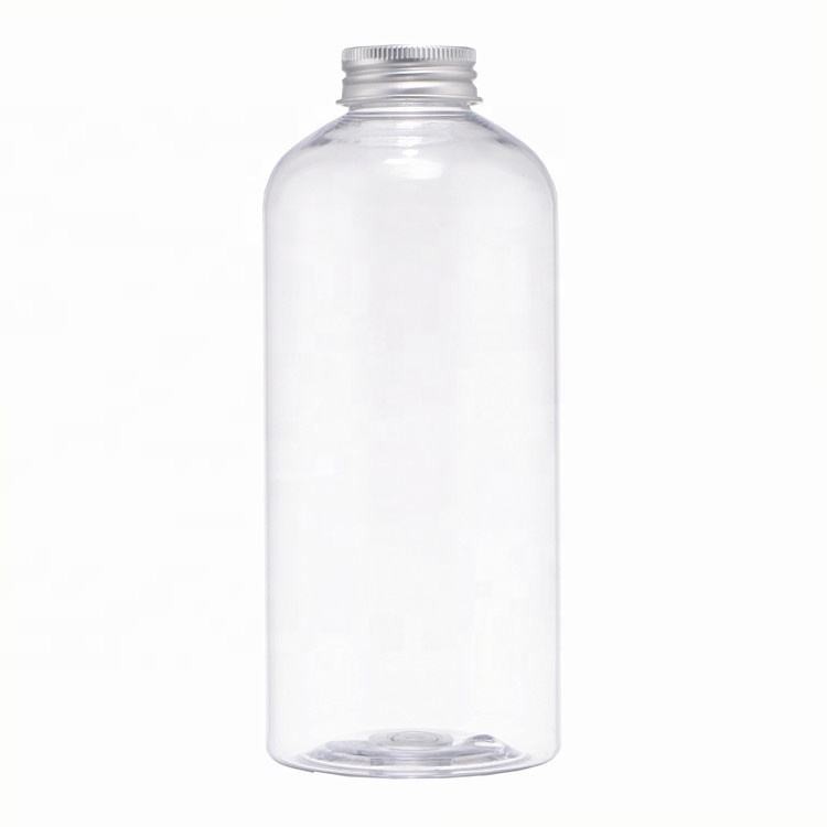 20 Ounce Clear PET Plastic Bottles With Aluminum Cap