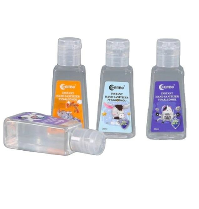 1Oz Square Pet Hand Sanitizer Bottles