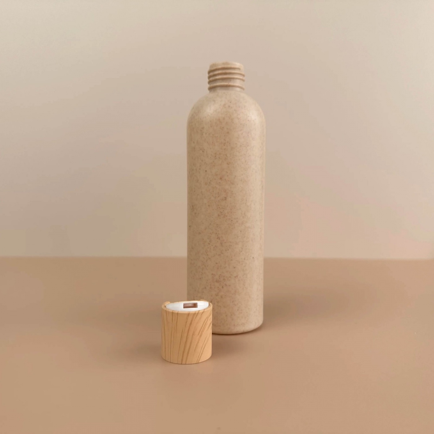Wheat Straw Plastic Biodegradable Shampoo Bottles