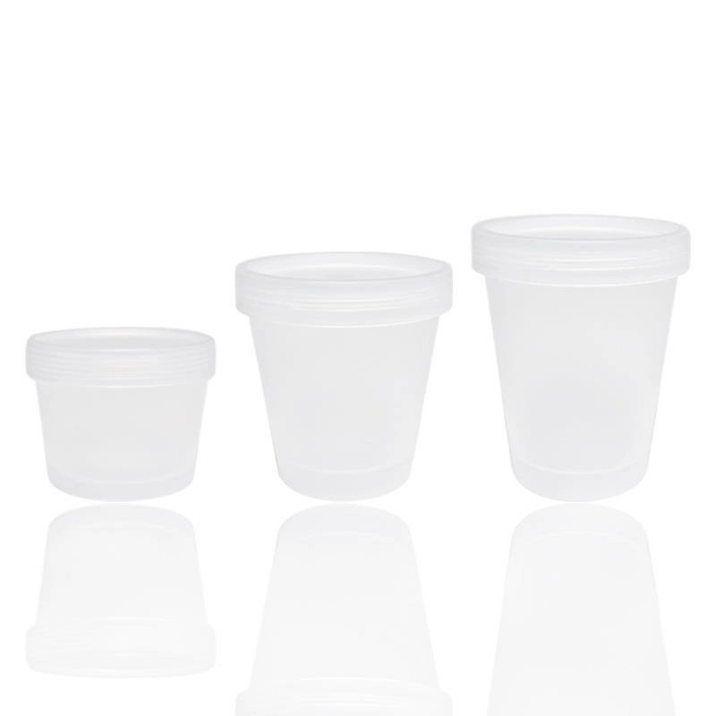 Wide Mouth Frosted Cosmetic Jars