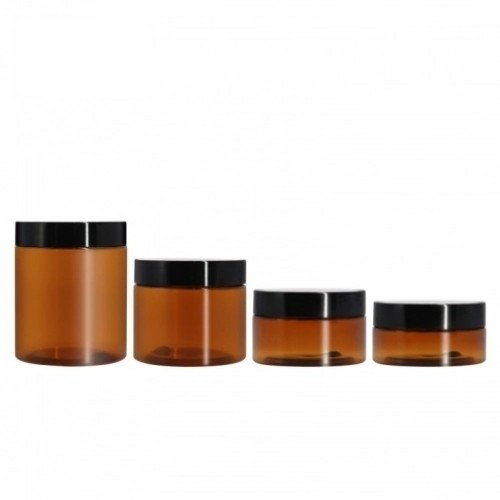 Amber Cosmetic Jars