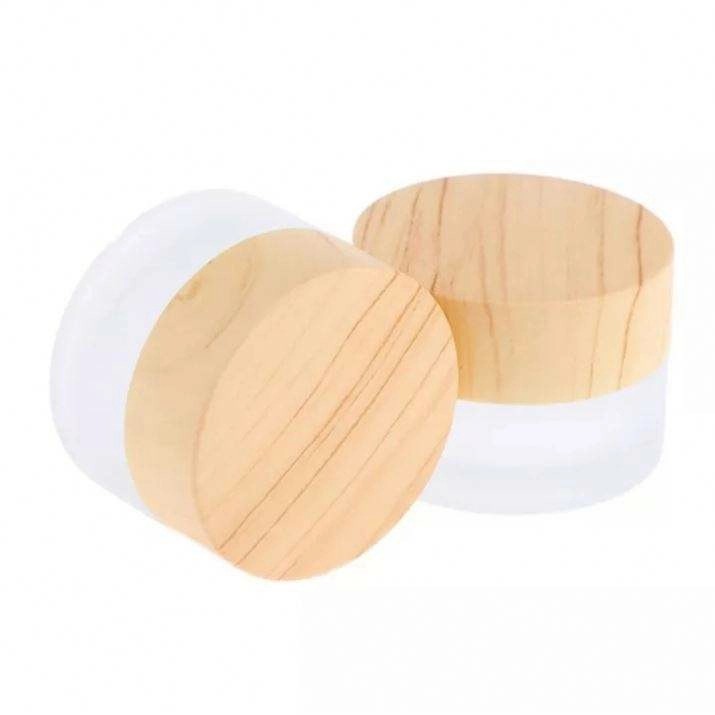 50g Cosmetic Jars With Bamboo Lids
